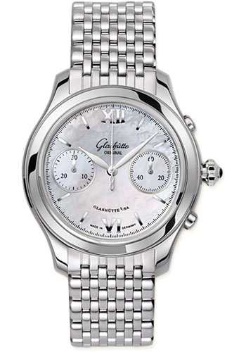 Glashutte Original Watches - Ladies Collection Serenade Chronograph - Style No: 39-34-12-02-14