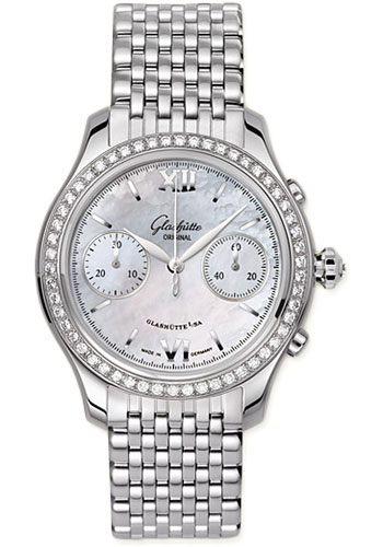 Glashutte Original Watches - Ladies Collection Serenade Chronograph - Style No: 39-34-12-12-14