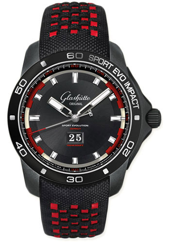 Glashutte Original Watches - Art and Technik Sport Evolution Impact Panorama Date - Style No: 39-47-16-16-03