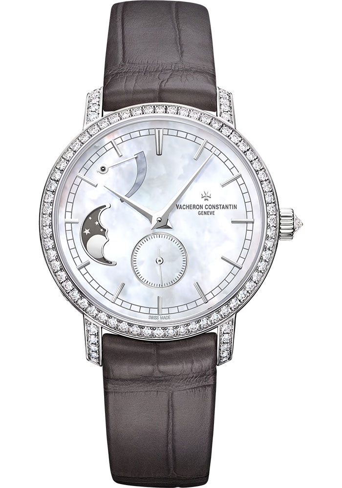 Vacheron Constantin Watches - Traditionnelle Moon Phase And Power Reserve Small Model - Style No: 83570/000G-9916