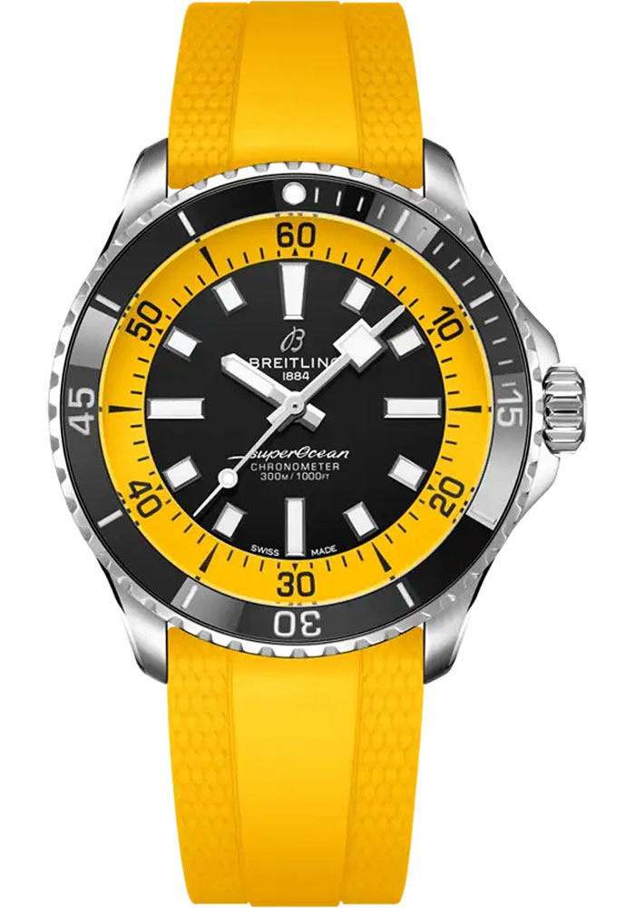 Breitling Watches - Superocean Automatic 42mm - Rubber Strap - Folding Buckle - Style No: A173751C1B1S1
