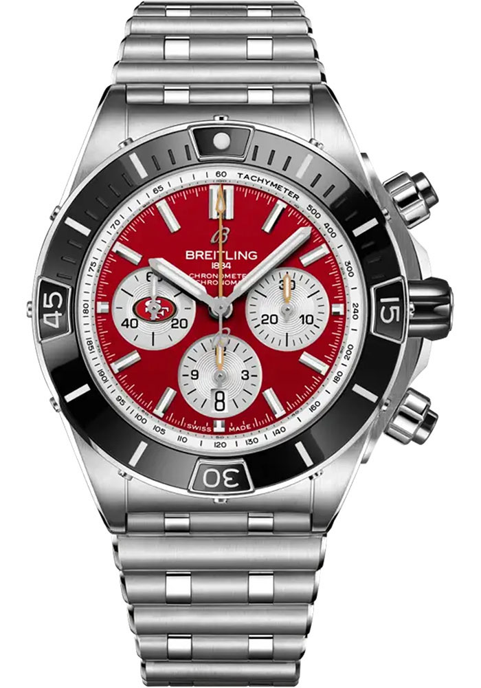 Breitling Watches - Super Chronomat B01 44 Stainless Steel - Metal Bracelet - Style No: AB01361C1K1A1
