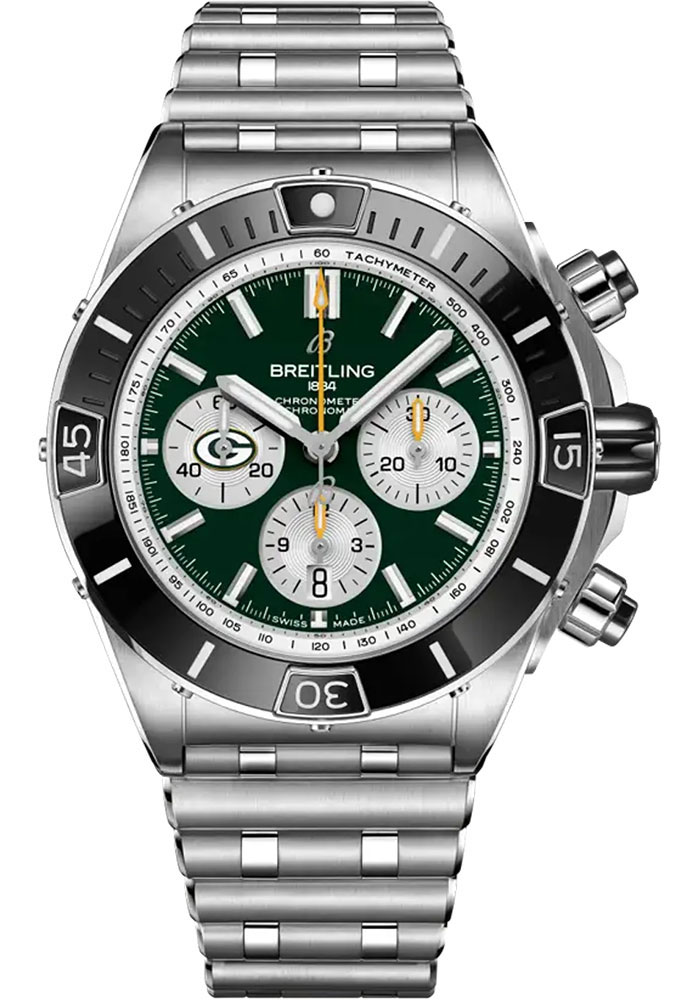 Breitling Watches - Super Chronomat B01 44 Stainless Steel - Metal Bracelet - Style No: AB01361C1L1A1