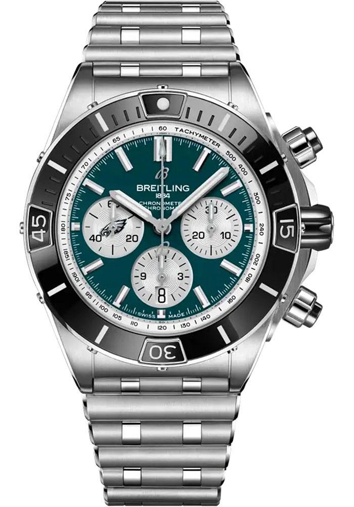 Breitling Watches - Super Chronomat B01 44 Stainless Steel - Metal Bracelet - Style No: AB01361C1L5A1
