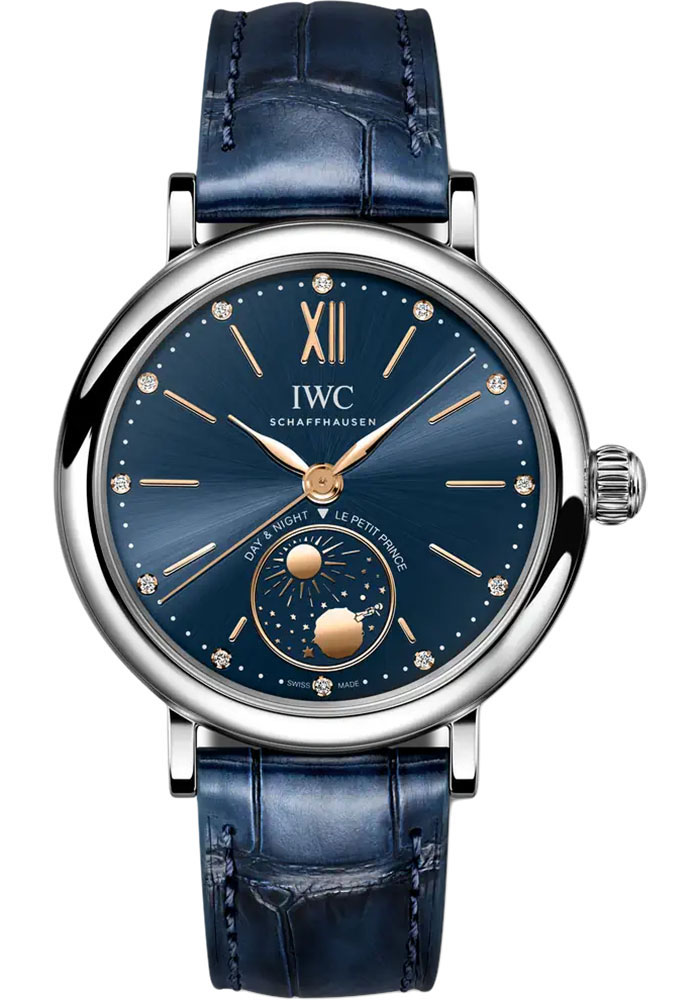 IWC Watches - Portofino Automatic Day and Night 34 - Stainless Steel - Style No: IW459806