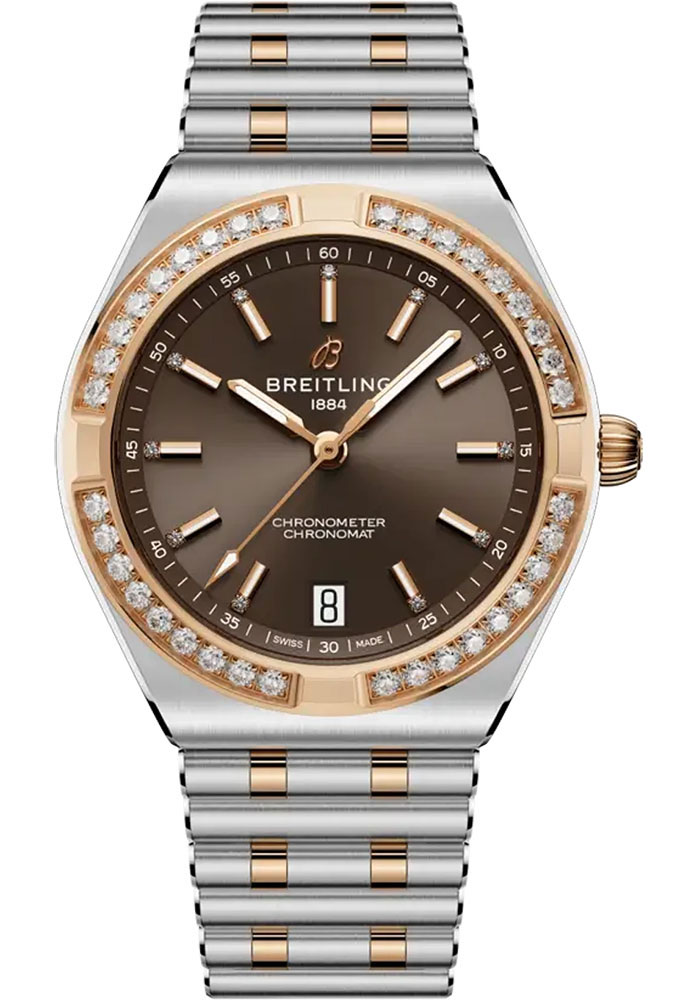 Breitling Watches - Chronomat Automatic 36 Steel and Red Gold - Metal Bracelet - Style No: U10320591Q1U1