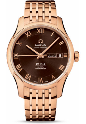 Omega Watches - De Ville Annual Calendar Red Gold - Style No: 431.50.41.22.13.001