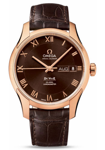 Omega Watches - De Ville Annual Calendar Red Gold - Style No: 431.53.41.22.13.001