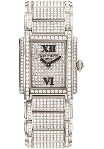 Patek Philippe Watches - Twenty-4 Small White Gold - Style No: 4909/50G-001