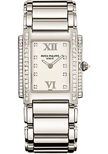 Patek Philippe Watches - Twenty-4 Medium White Gold - Style No: 4910/20G-011
