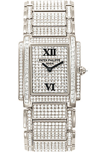 Patek Philippe Watches - Twenty-4 Medium White Gold - Style No: 4910/51G-001