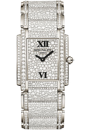 Patek Philippe Watches - Twenty-4 Medium White Gold - Style No: 4910/52G-001