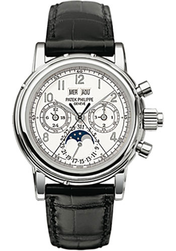 Patek Philippe Watches - Grand Complications Perpetual Calendar Moonphase Chronograph - Style No: 5004G-013
