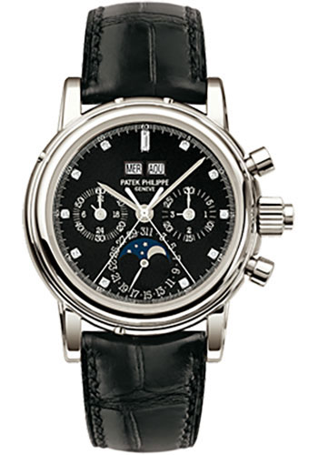 Patek Philippe Watches - Grand Complications Perpetual Calendar Moonphase Chronograph - Style No: 5004P-033