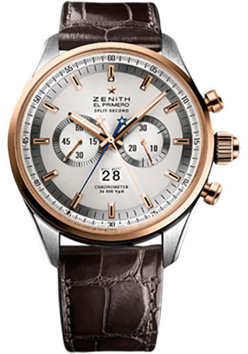 Zenith Watches - El Primero Rattrapante Stainless Steel and Rose Gold - Style No: 51.2050.4026/01.C713