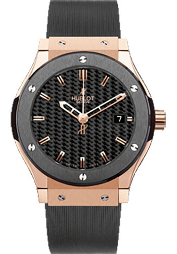 Hublot Watches - Classic Fusion 42mm Red Gold and Ceramic - Style No: 542.PM.1680.RX