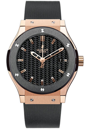 Hublot Watches - Classic Fusion 42mm Red Gold And Ceramic - Style No: 542.PM.1780.RX