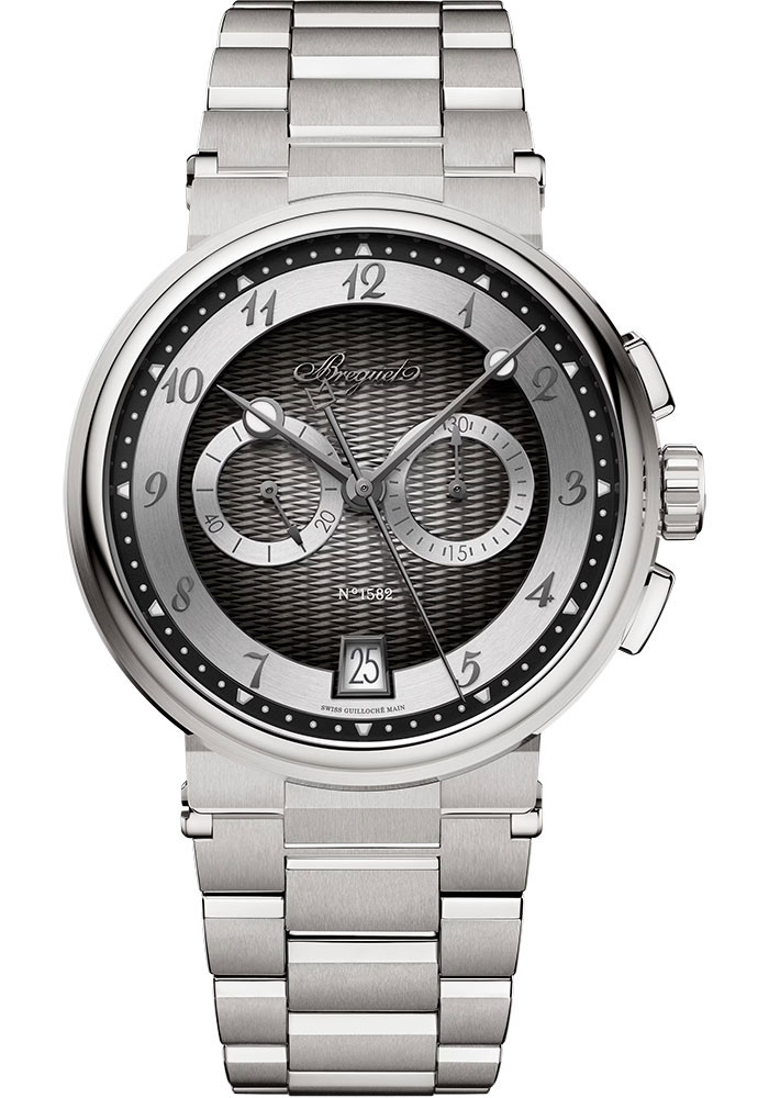 Breguet Watches - Marine 5527 - Chronograph - Titanium - 42mm - Style No: 5527TI/GA/TW0