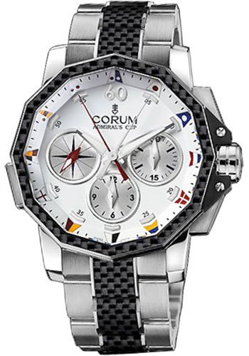 Corum Watches - Admiral's Cup Challenge 44 Split-Seconds Stainless Steel - Style No: 986.691.11/V761 AA92