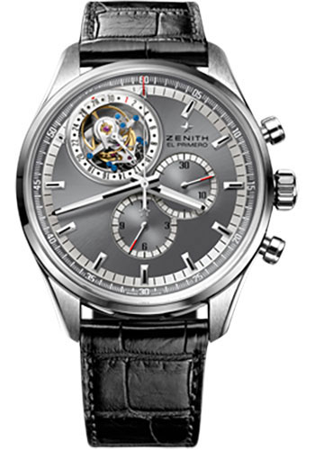 Zenith Watches - El Primero Tourbillon White Gold - Style No: 65.2050.4035/91.C714