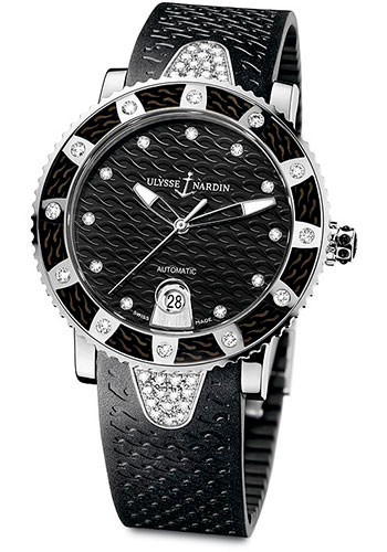 Ulysse Nardin Watches - Marine Diver Lady Steel - Style No: 8103-101E-3C/12