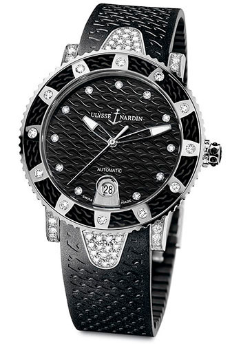 Ulysse Nardin Watches - Marine Diver Lady Steel - Style No: 8103-101EC-3C/12