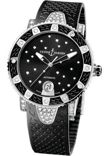 Ulysse Nardin Watches - Marine Lady Diver Starry Night Steel - Style No: 8103-101EC-3C/22