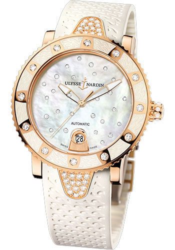 Ulysse Nardin Watches - Marine Lady Diver Starry Night Gold - Style No: 8106-101E-3C/20