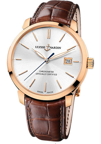 Ulysse Nardin Watches - Classico Rose Gold - Style No: 8156-111-2/90