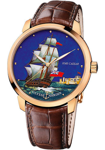 Ulysse Nardin Watches - Classico Rose Gold - Style No: 8156-111-2/CAESAR