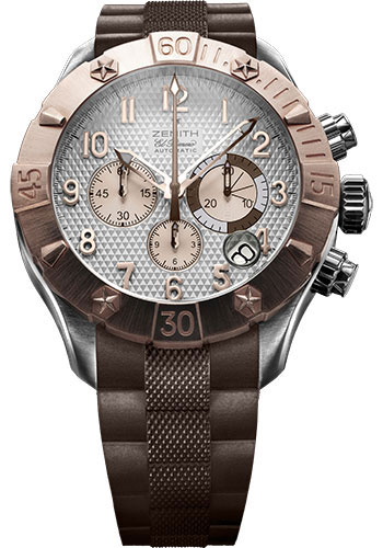 Zenith Watches - Defy Classic Chrono Aero T Steel and Gold - Style No: 860516400001R650