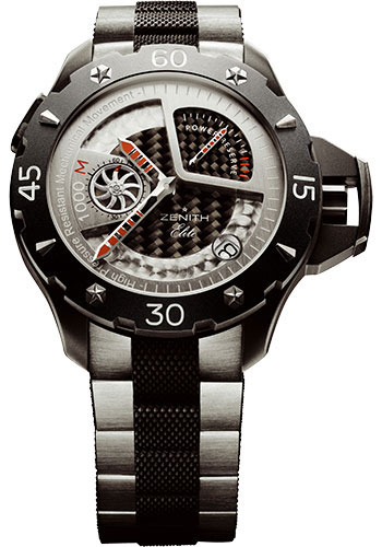 Zenith Watches - Defy Xtreme Power Reserve Black Titanium - Style No: 96051568521M515