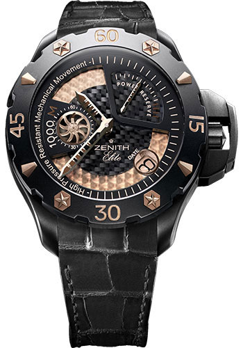 Zenith Watches - Defy Xtreme Power Reserve Gold and Titanium - Style No: 96051868521C648