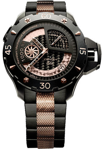 Zenith Watches - Defy Xtreme Power Reserve Gold and Titanium - Style No: 96051868521M518