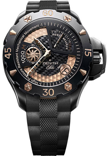 Zenith Watches - Defy Xtreme Power Reserve Gold and Titanium - Style No: 96051868521R642
