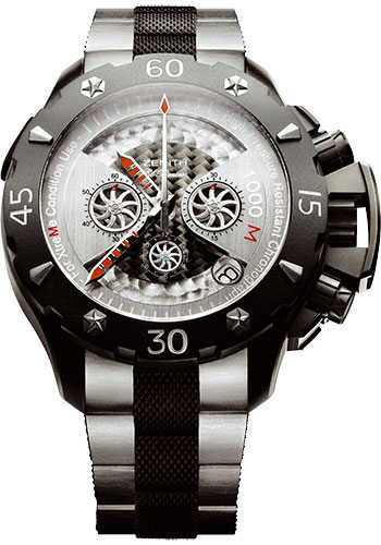 Zenith Watches - Defy Xtreme Chrono Black Titanium - Style No: 960525400021M525