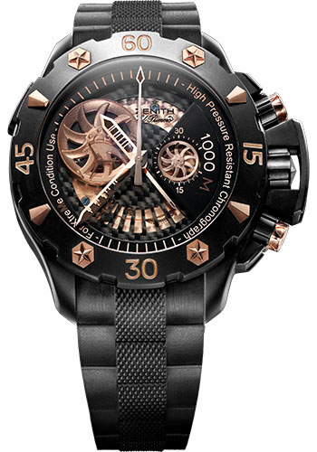 Zenith Watches - Defy Xtreme Open Gold and Titanium - Style No: 960528402121R642