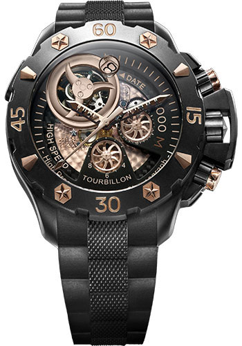 Zenith Watches - Defy Xtreme Tourbillon Gold and Titanium - Style No: 960528403521R642