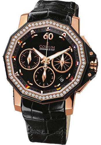 Corum Watches - Admiral's Cup Chronograph 40 Red Gold - Style No: 984.970.85/0081 PN13