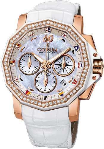 Corum Watches - Admiral's Cup Chronograph 40 Red Gold - Style No: 984.970.85/0089 PN14