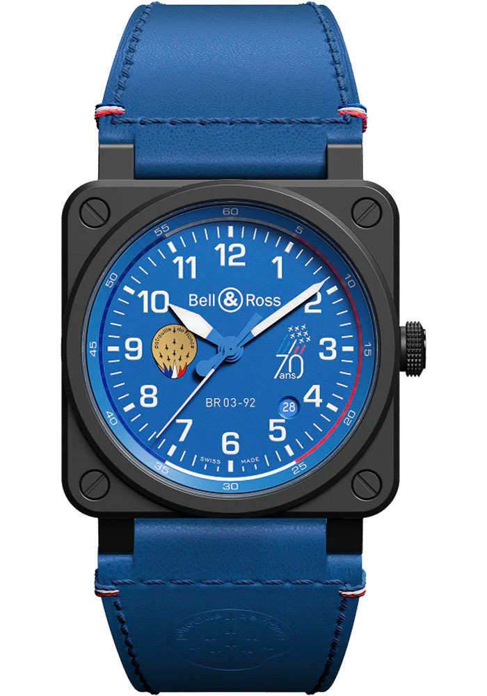 Bell & Ross Watches - BR 03-92 Automatic Patrouille de France - Style No: BR0392-PAF7-CE/SCA