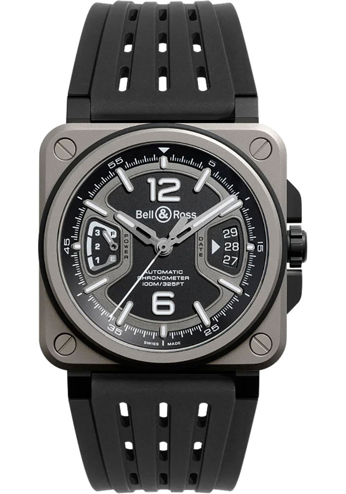 Bell & Ross Watches - BR-X3 Black Titanium - Style No: BRX3R-BL-TI/SRB
