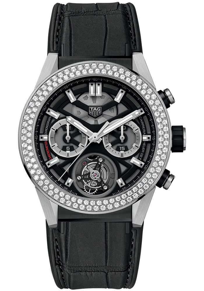 Tag Heuer Watches - Carrera Automatic 45 mm - Titanium PVD - Style No: CAR5A80.FC6377