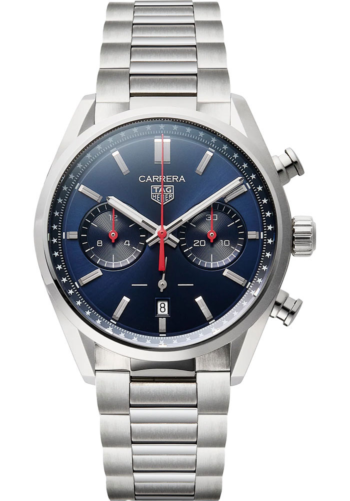 Tag Heuer Watches - Carrera Chronograph Automatic 42 mm - Steel - Bracelet - Style No: CBN201R.BA0642