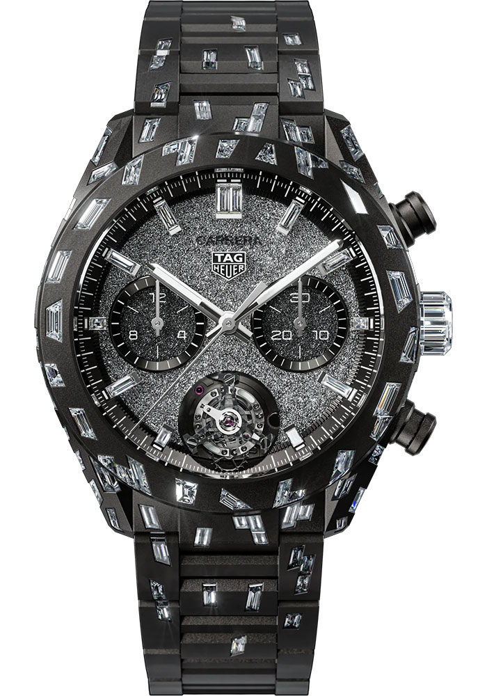 Tag Heuer Watches - Carrera Chronograph Tourbillon 44 mm - Aluminum - Bracelet - Style No: CBN5A91.BZ0000