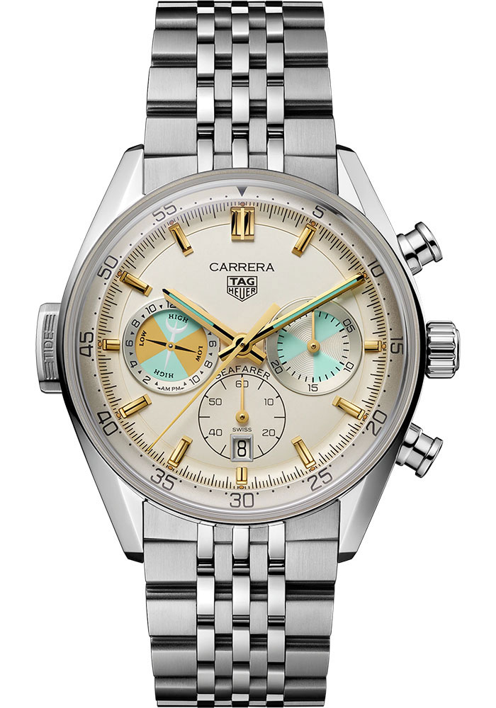 Tag Heuer Watches - Carrera Chronograph Seafarer Automatic 42 mm - Steel - Bracelet - Style No: CBS2016.EB0430