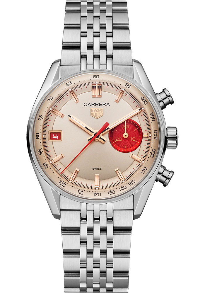 Tag Heuer Watches - Carrera Chronograph Year of the Horse Automatic 39 mm - Steel - Bracelet - Style No: CBS221D.BA0048