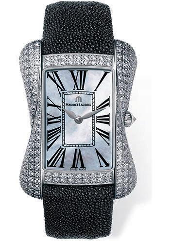 Maurice Lacroix Watches - Divina Large Steel Diamonds - Style No: DV5012-SD501-160