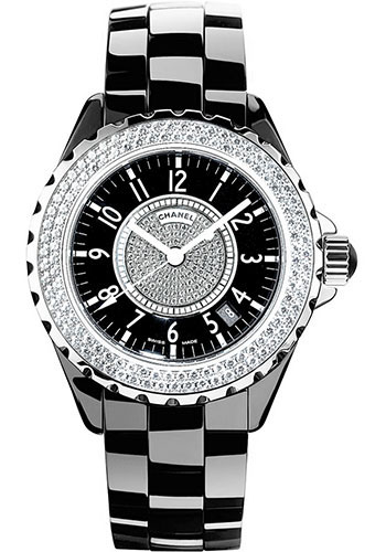 Chanel Watches - J12 Black Ceramic 33mm Quartz - Style No: H1708