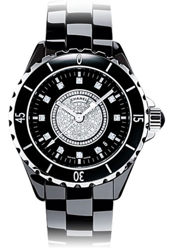 Chanel Watches - J12 Black Ceramic 38mm Automatic - Style No: H1757